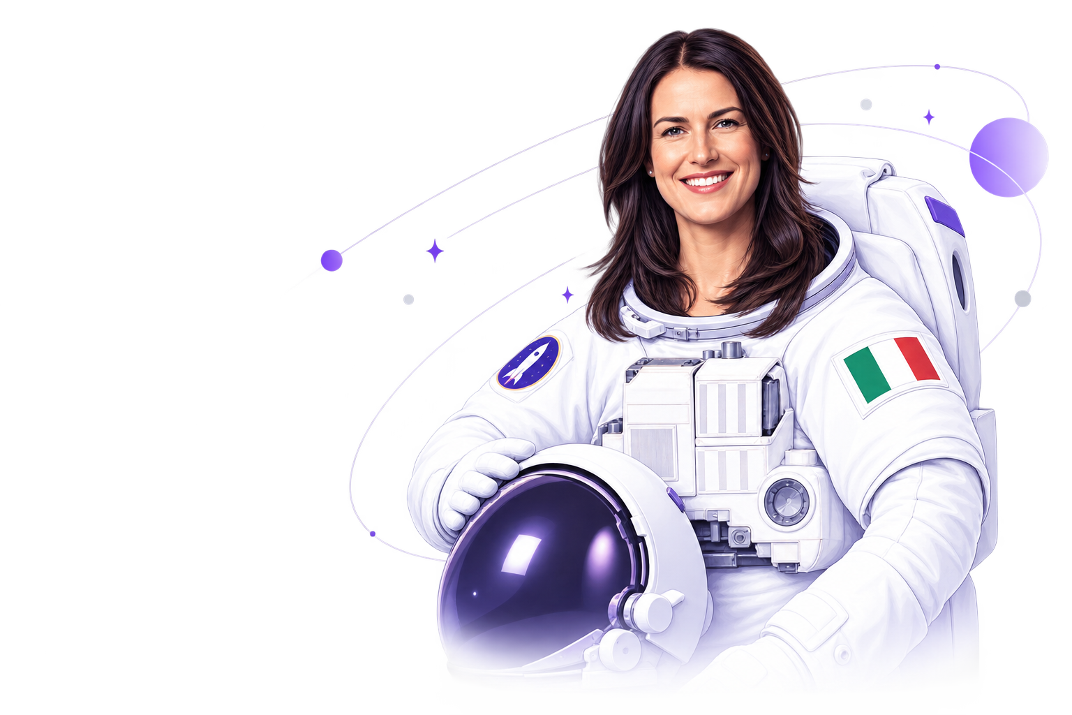 Cosmo astronaut illustration